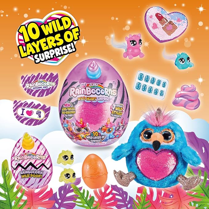 Huevo Sorpresa Rainbocorns Wild Heart Serie3 3a+ (Surtido de 7 - Se venden por separado )