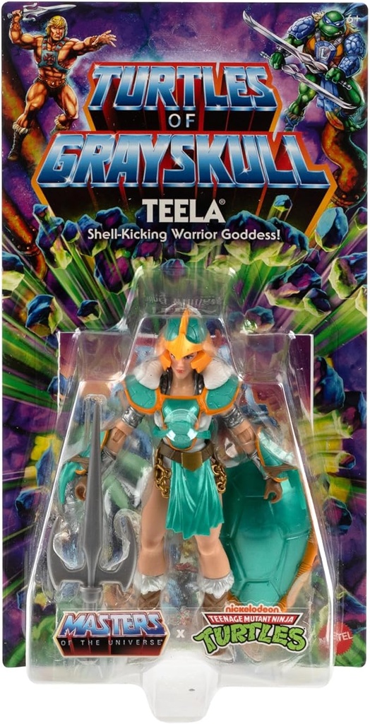Figuras Masters of The Universe Turtles of Grayskull Sur/4 6a+