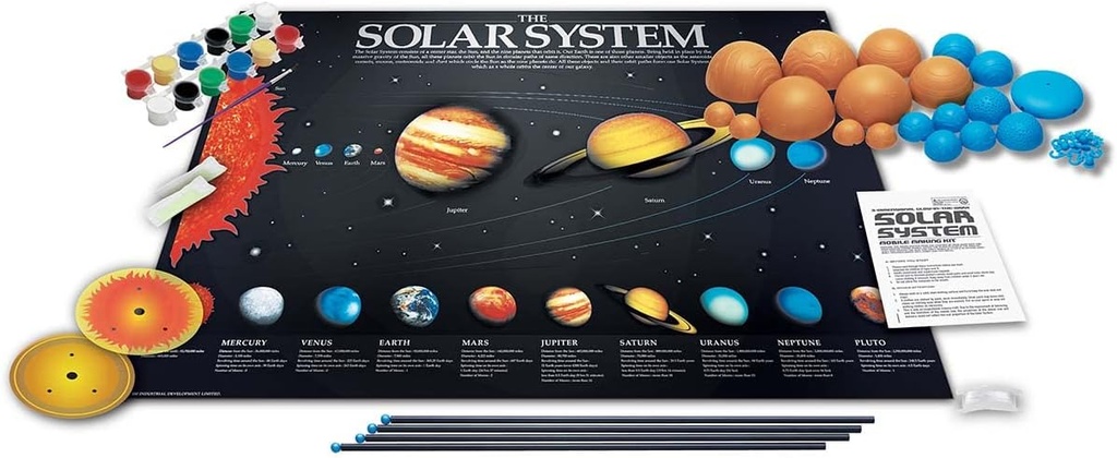 Crea Tu Mobil de Sistema Solar 3D 8a+
