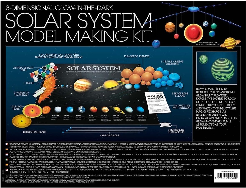Crea Tu Mobil de Sistema Solar 3D 8a+