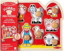 Figuras de Madera de Encajar Amigos de la Granja 1a+