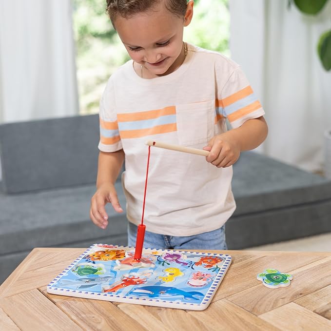 Juego de Pesca de Madera Magnético (13778) 3a+