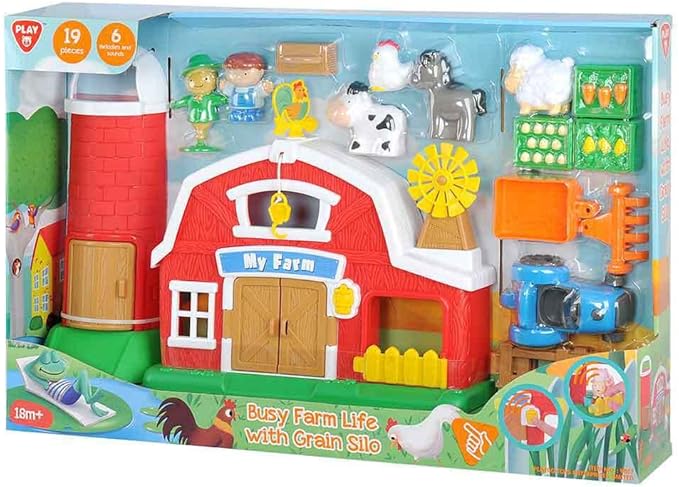 Set Vida en la Granja 19pzs con 6 Melodías 18m+