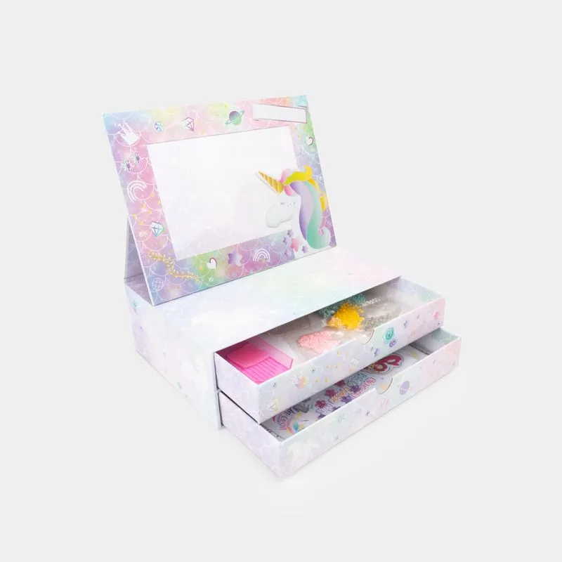 Caja con Marco de Fotos de Unicornio  8a+