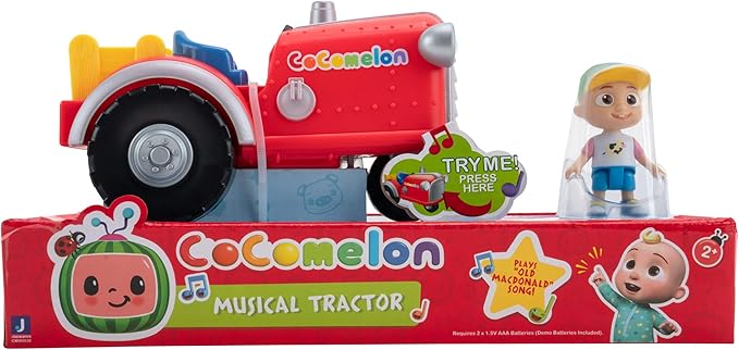 Trator Musical Cocomelon con 1 Figura 3a+