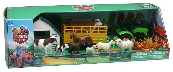 Set de Granja con Animales y Accesorios Country Life 3a+