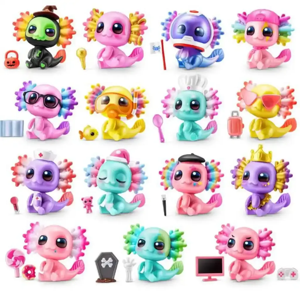 Mini Brands Mini A-Lot-A Axolotls Sorpresa ( Se venden por Separado ) 3a+