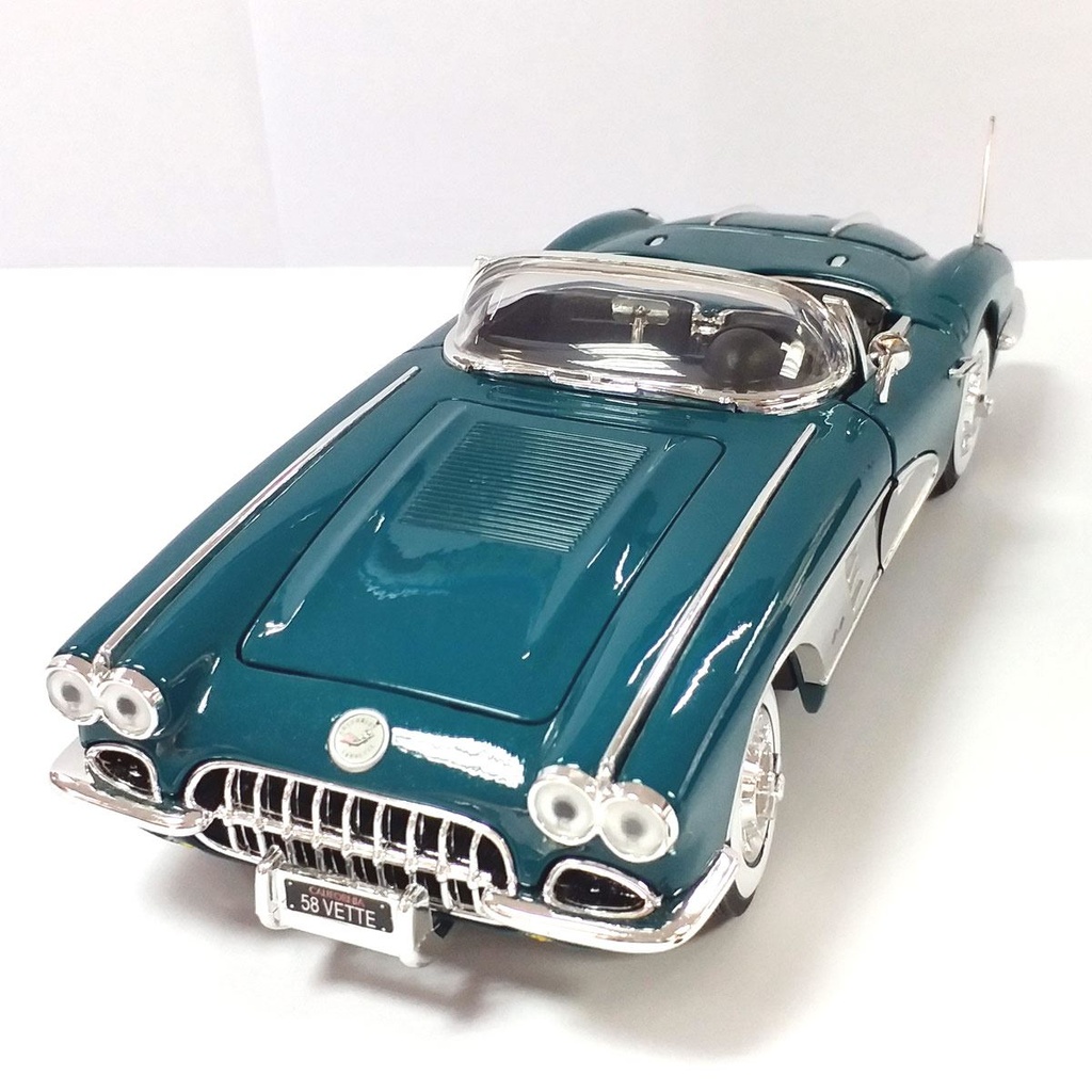 Carro 1:18 Corvette 1958 Verde 8a+