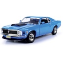 Carro 1:18 Ford Mustang Boss 429 1970 Azul 8a+