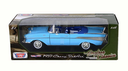 Carro 1:18 Checy Bel Air 1957 Celeste 8a+