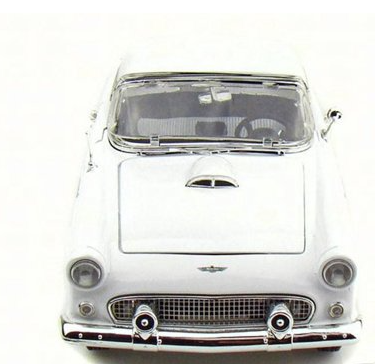 Carro 1:18 Ford Thunderbird 1956 Blanco  8a+