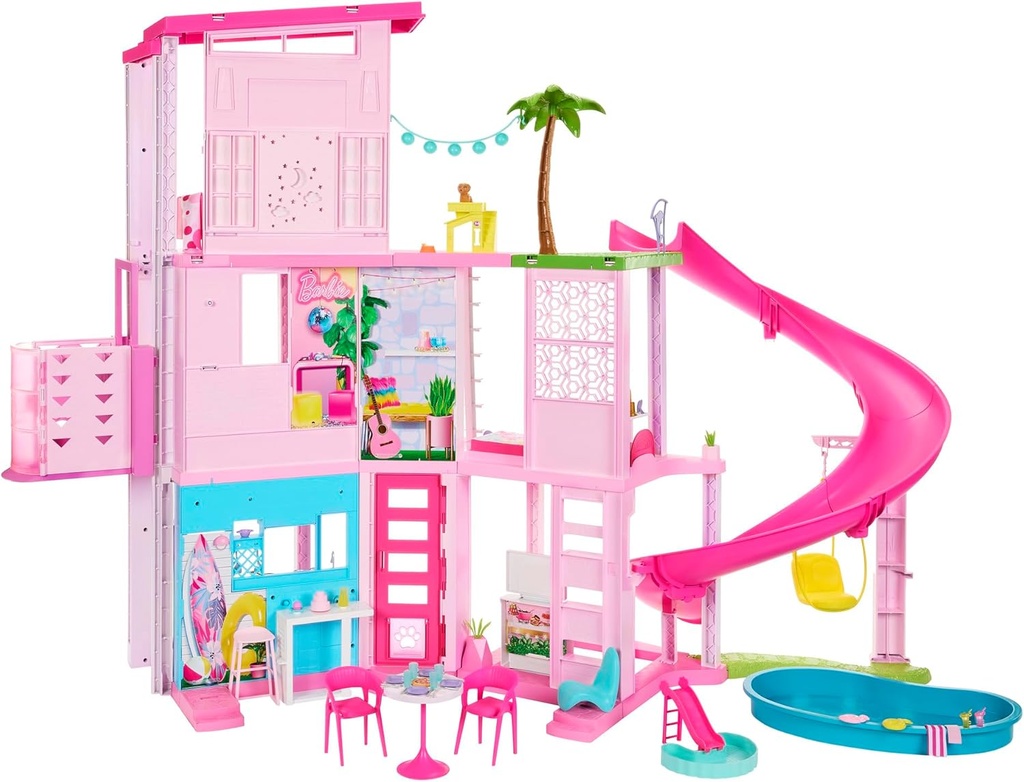 Barbie Casa de los Sueños c/ Piscina y Tobogan Nueva
