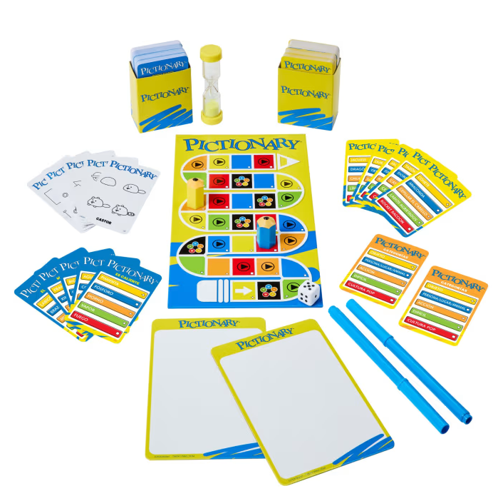 Juego de Mesa Pictionary 3 Niveles de Cartas 8a+