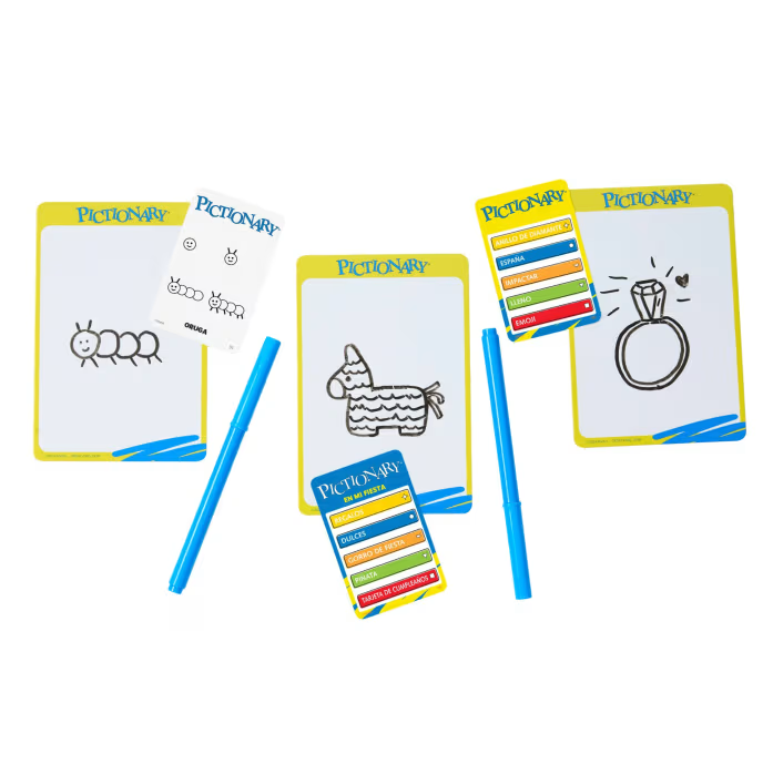 Juego de Mesa Pictionary 3 Niveles de Cartas 8a+