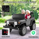 Carro Montable Land Cruiser Negro 3a+ 12v