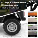 Carro Montable Land Cruiser Negro 3a+ 12v