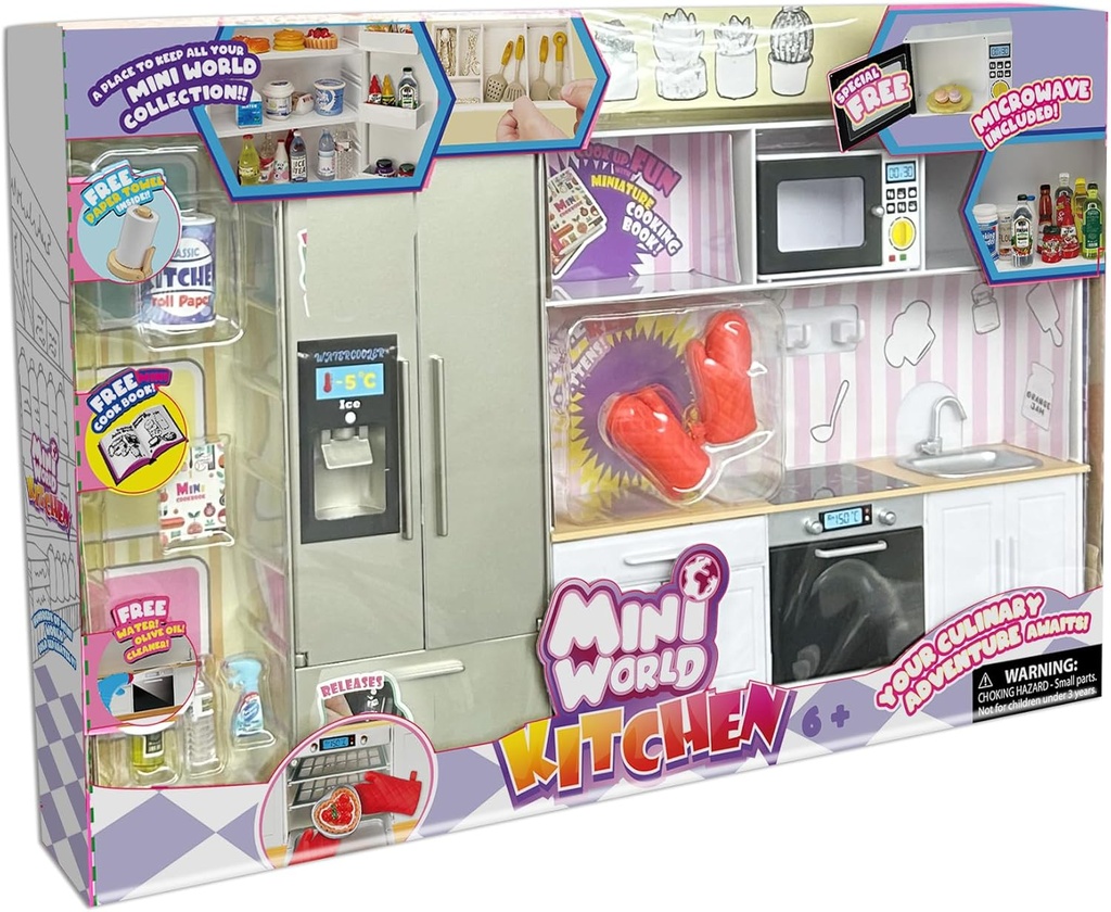 Mini World  Juego de Cocina Mini 6a+