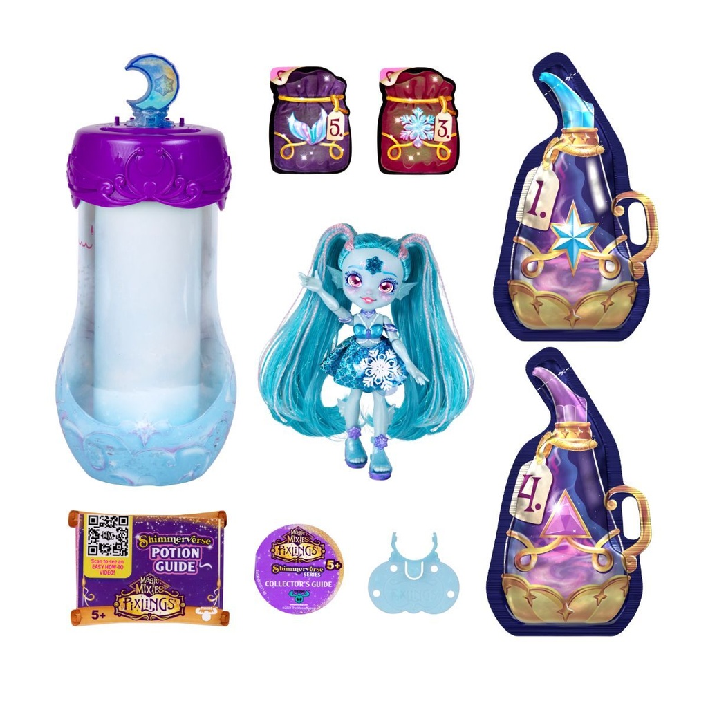 Muñeca Magic Mixies Aparecerá Magicamente Revelación de Shimmer Surt/2 5a+