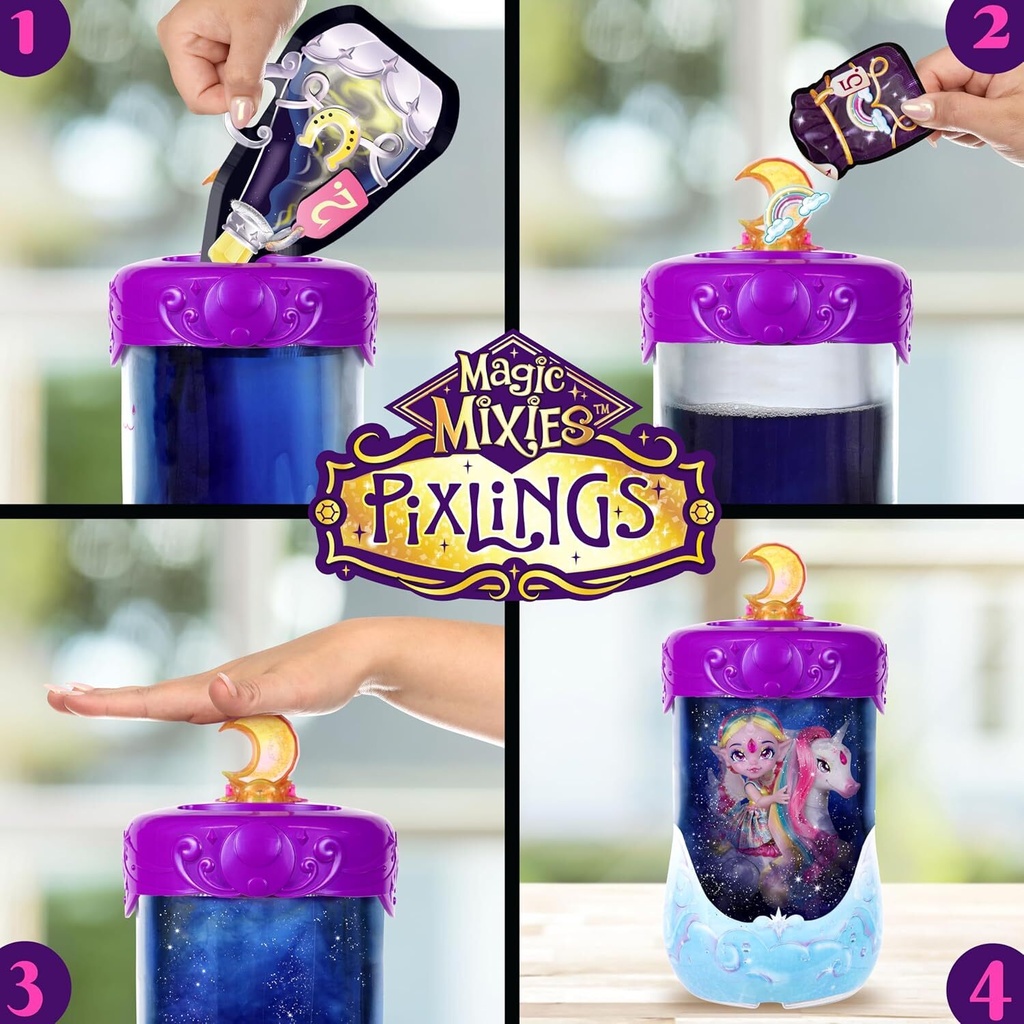Muñeca Magic Mixies Aparecerá Magicamente con Unicornio  5a+