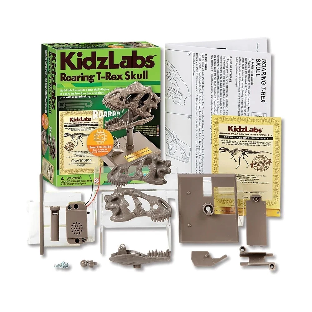 KidzLabs Cráneo T-Rex Mecánico 5a+
