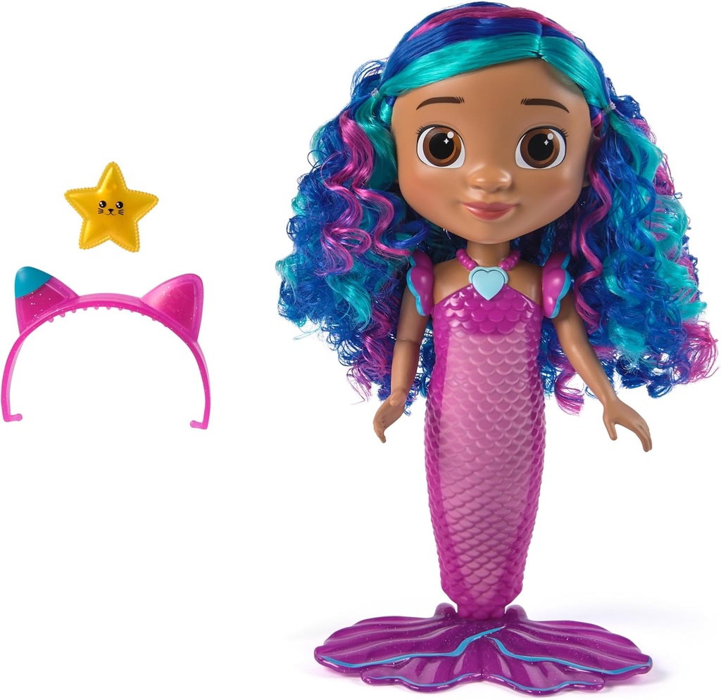 Muñeca de la Casa de Muñecas de Gabby"s de Movie Gabbys la Sirena con Sonido 3a+