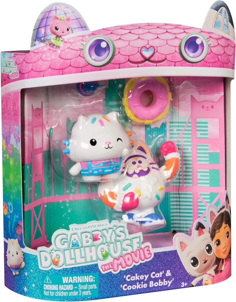 Figuras de la Casa de Muñecas de Gabbys the Movies Set/2 3a+