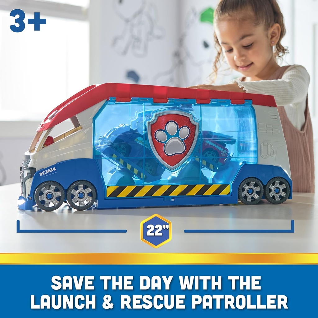 Patrula Paw Patrol Lanza y Rescata 3a+