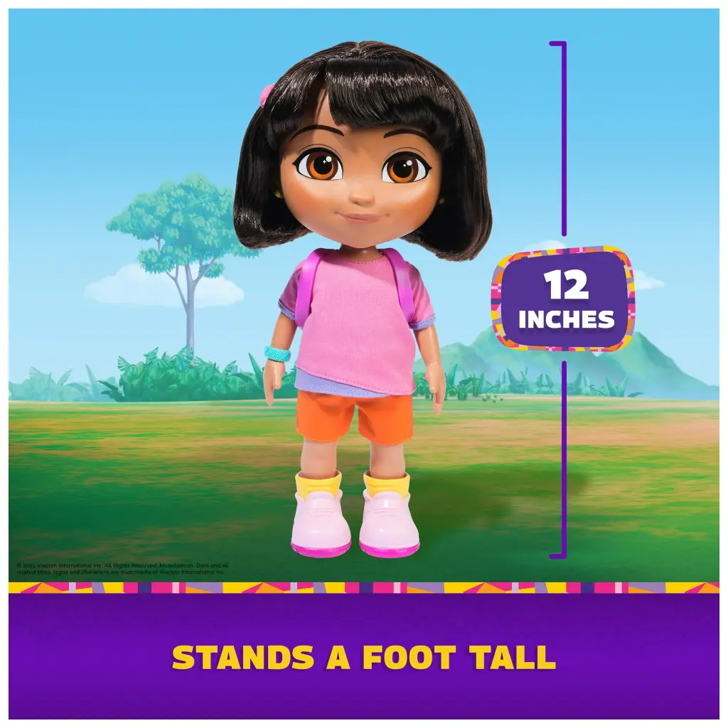 Muñeca Nickelodeon Dora La Exploradora Canta y Explora 3a+