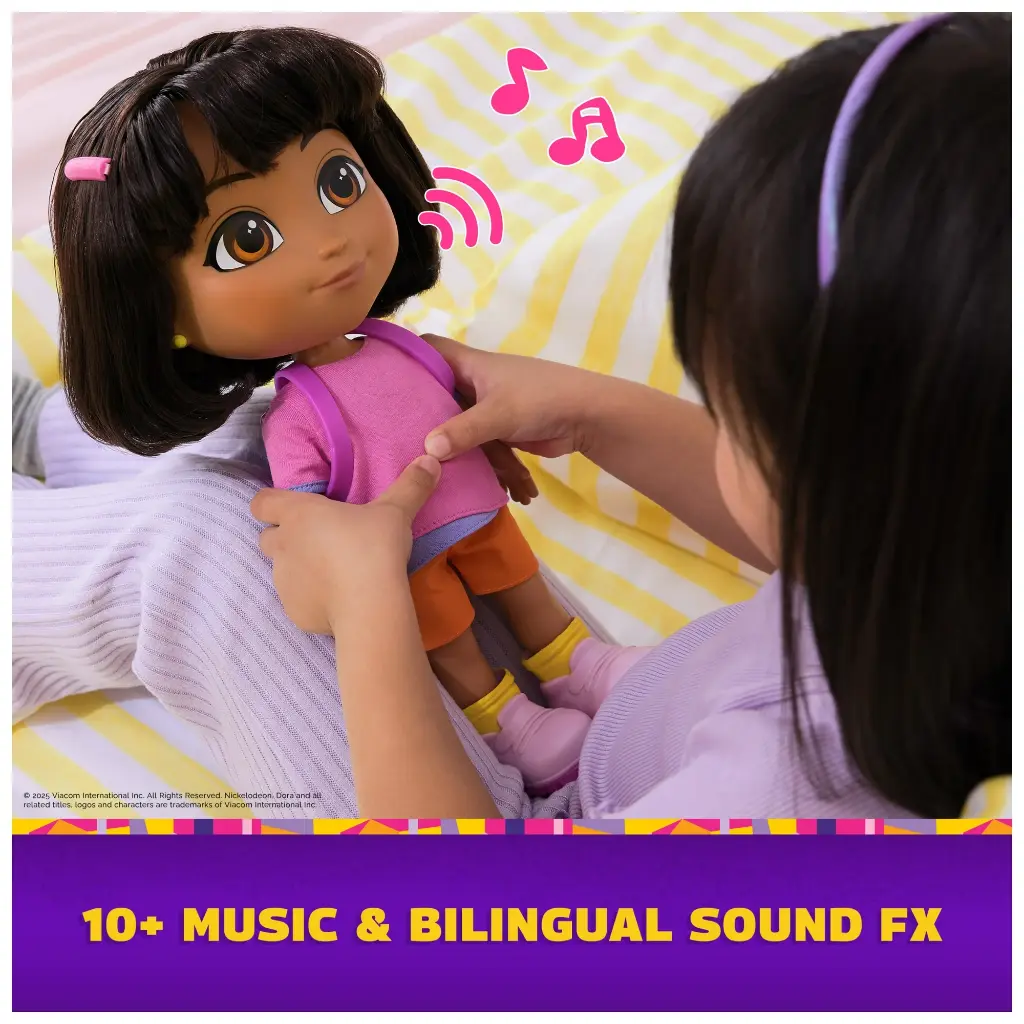 Muñeca Nickelodeon Dora La Exploradora Canta y Explora 3a+