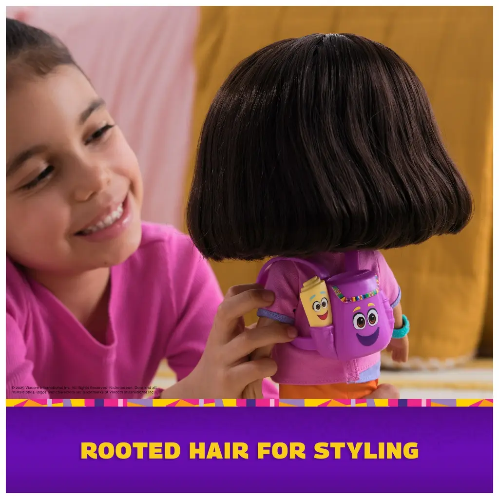 Muñeca Nickelodeon Dora La Exploradora Canta y Explora 3a+