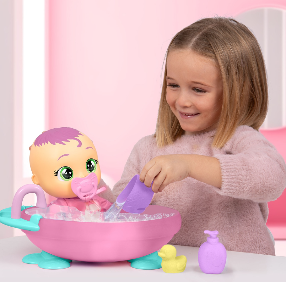 Muñeca Cry Babies Mi Primer Baño 18m+