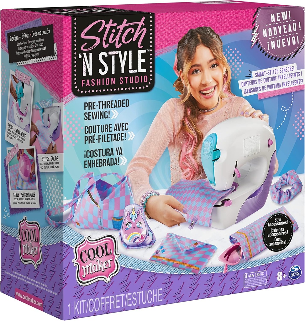 Cool Maker Maquina de Coser Estudio de Moda y Estilo 8a+