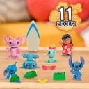 Set de Figuras Disney Stitch 11Pzs 3a+