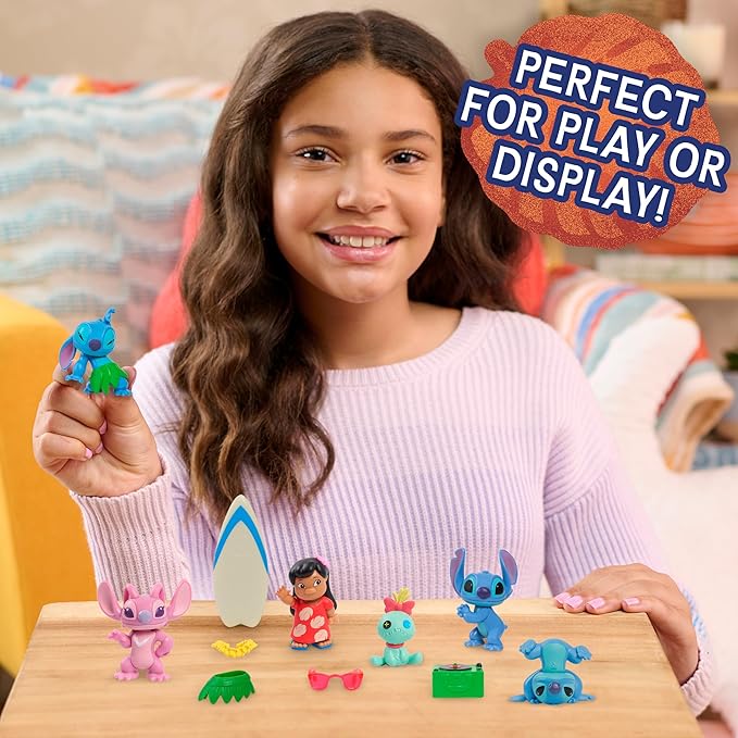 Set de Figuras Disney Stitch 11Pzs 3a+