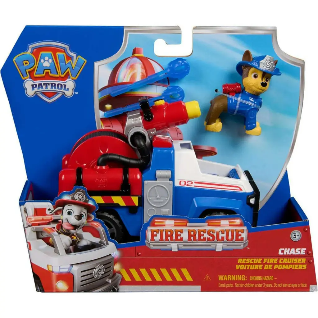Vehiculos Paw Patrol Fire Rescue Surt/6 3a+ (Se venden por separado)