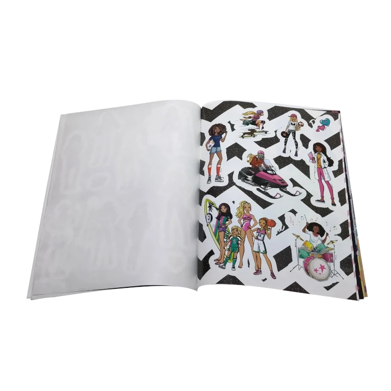 Libro de 100 Stickers de Barbie 3a+