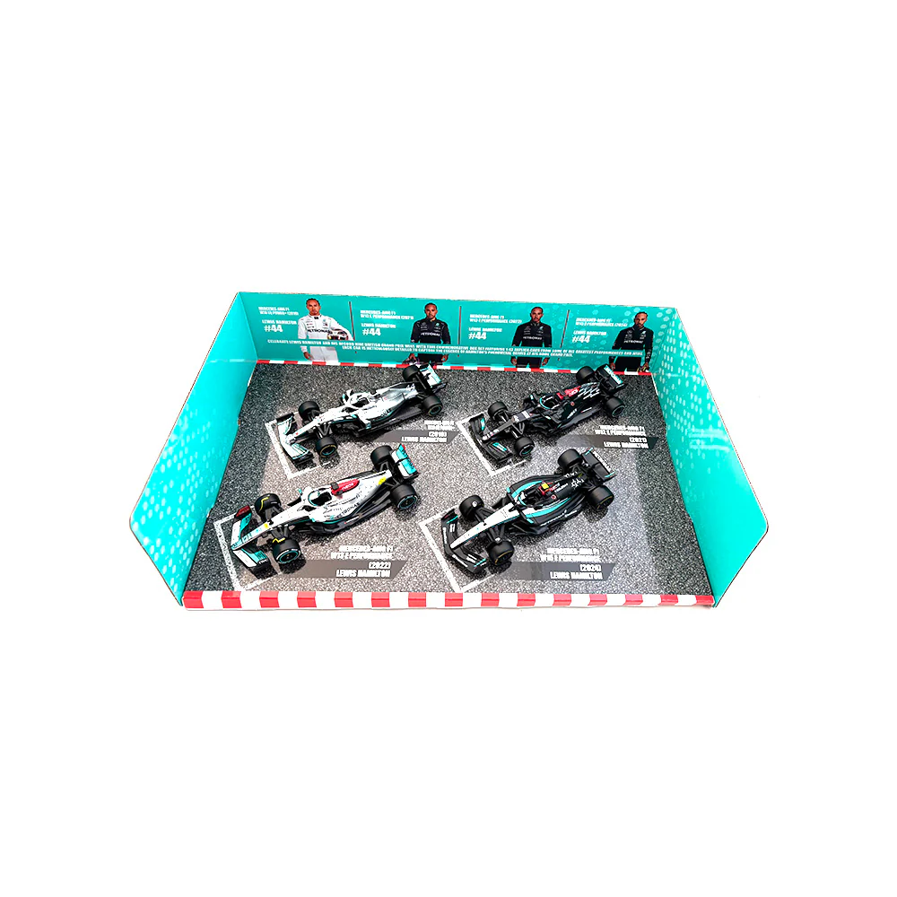 Carro Formula 1 Mercedes AMG Petornas F1 W15 Set de 4 Escala 1/48 3a+ (380930)