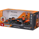 Carro Formula 1 Team Mclaren MCL38 Miami Grand Prix con Figura Esc 1/24 2024 Norris 4 14a+(280407)