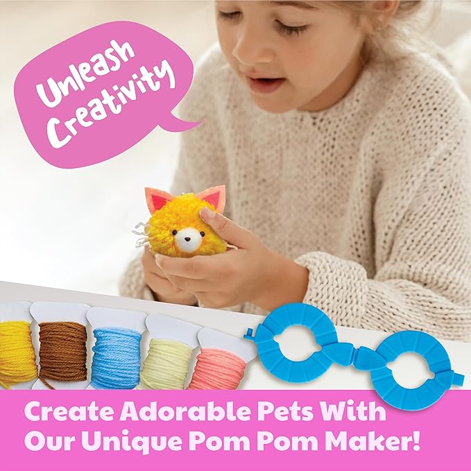 Crea tus Propias Mascotas con Pompones  KidzMaker 5a+