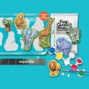 Juego Pinta y Moldea Animales de Yeso 5a+