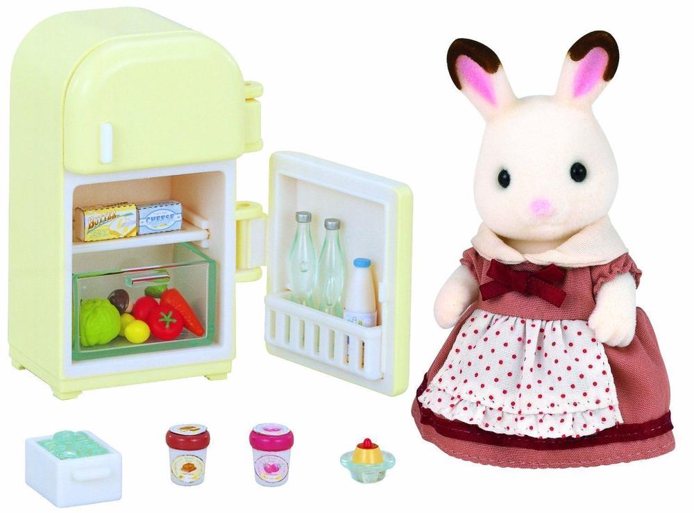 Familias Sylvanian Set de Madre Conejo de Chocolate 3a+
