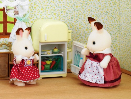 Familias Sylvanian Set de Madre Conejo de Chocolate 3a+