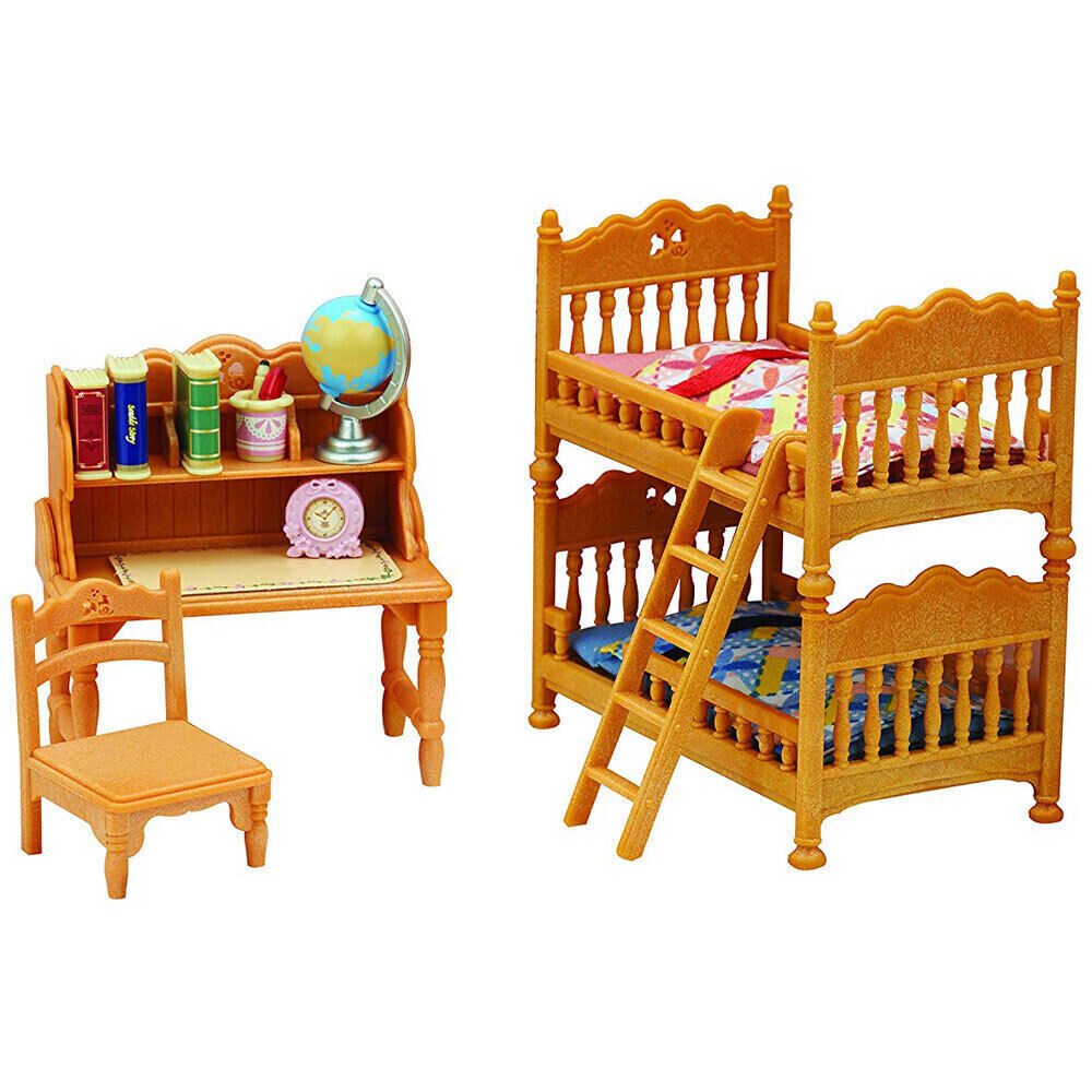 Familias Sylvanian Juego de Dormitorio Infantil 3a+