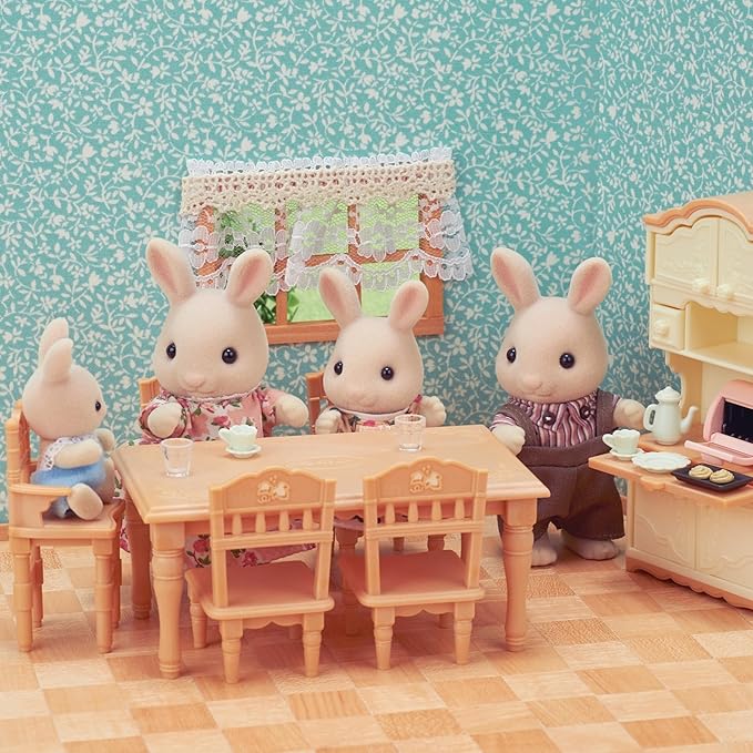 Familias Sylvanian Set de Juego de Comedor 3a+