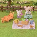 Familias Sylvanian Juego de Picnic Fennec Fox Hermana y Bebé 3a+