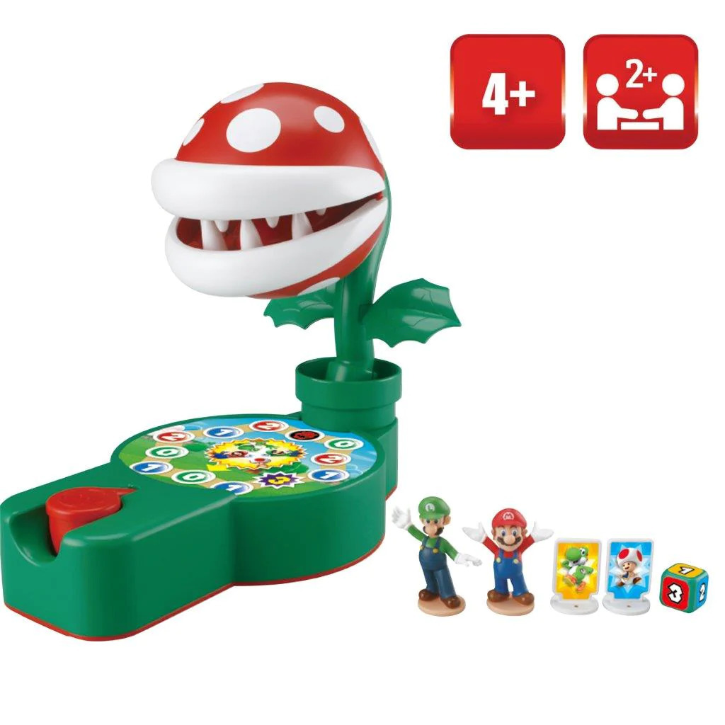 Juego de Mesa No Despiertes la Planta Piraña Super Mario  4a+