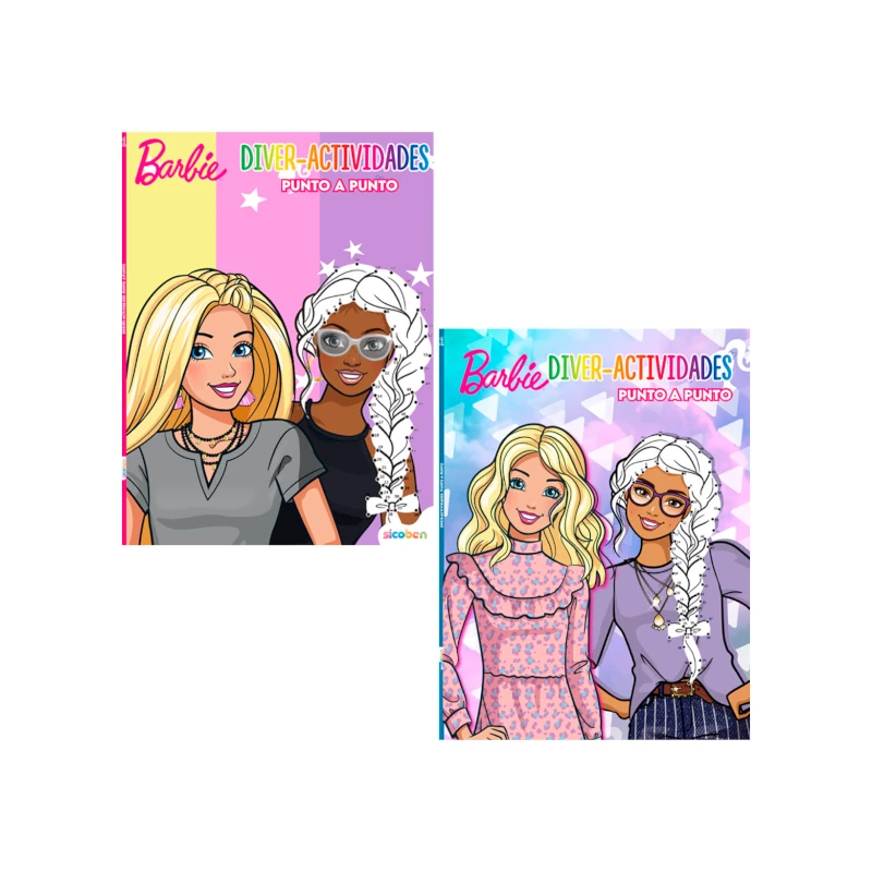 Set de Libros de Actividades de Barbie 3a+