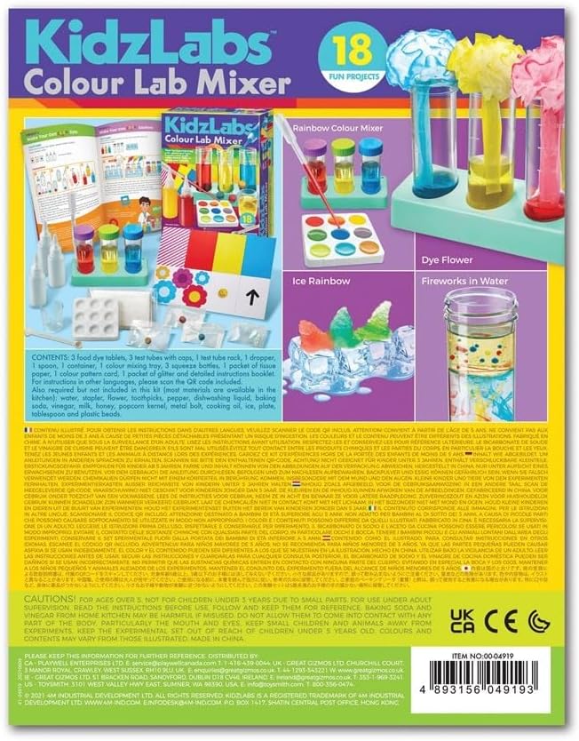 Kidz Labs Laboratorio de Mezcla de Colores 4a+