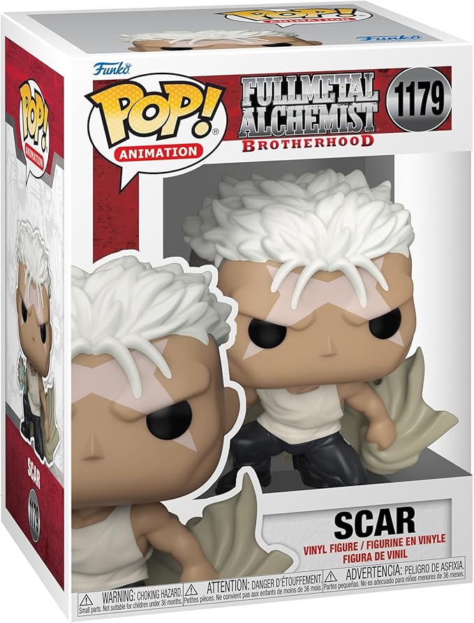Figura Funko Pop! FullMetal Alchemist (1179) Scar 3a+