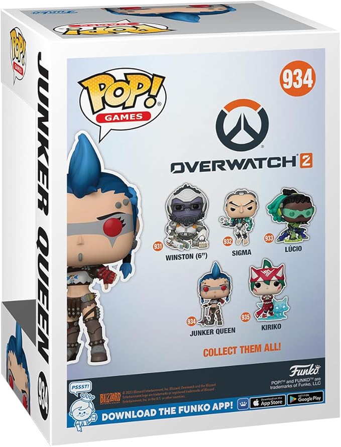 Figura Funko Pop! Overwatch (932) Junker Queen 3a+